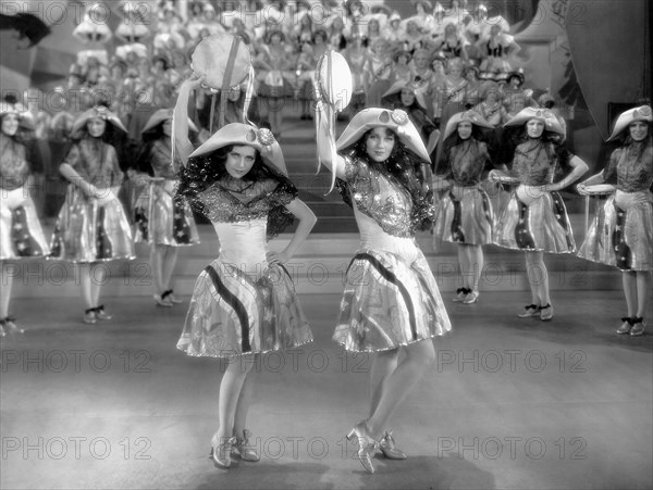 Marion Byron, Ann Sothern (as Harriette Lake), on-set of the Film, "The Show of Shows", 1929