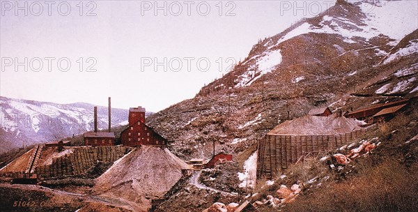 Aspen Silver Mines, Aspen, Colorado, USA, circa 1900