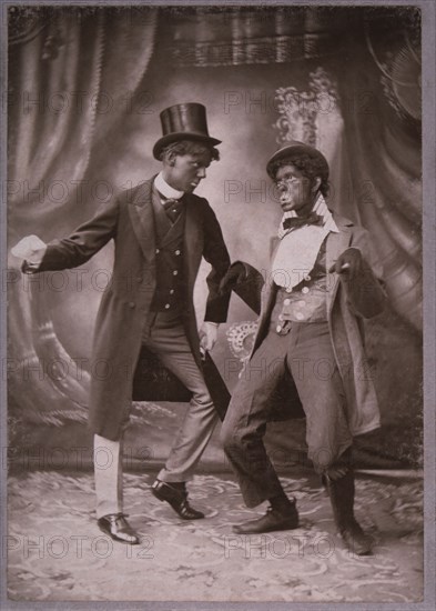 Sheridan and Flannagan, Minstrel Team, circa 1900