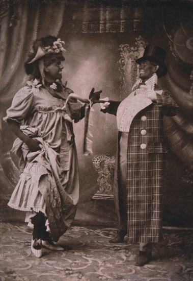 Sheridan and Flannagan, Minstrel Team, circa 1900