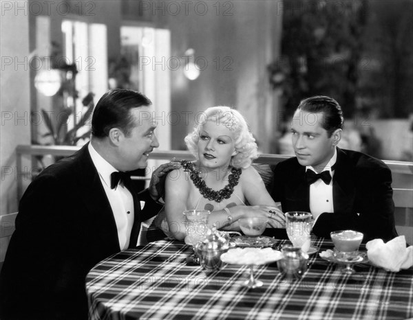 Jean Harlow, Franchot Tone, (right), on-set of the Film, "The Girl From Missouri", 1934