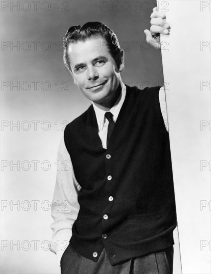 Glenn Ford, Publicity Portrait, on-set of the Film, "Interrupted Melody", 1955