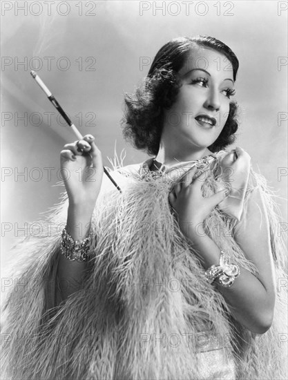 Ethel Merman, on-set of the Film, "Strike Me Pink", 1936