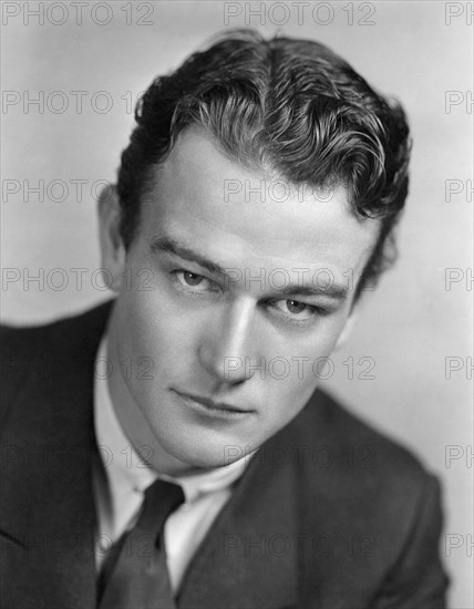 John Wayne, Portrait, on-set of the Film, "Three Girls Lost", 20th Century Fox, 1931