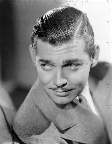 Clark Gable, American Film Actor, Close-Up Portrait, circa 1930's