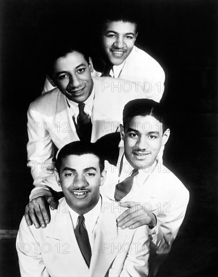 The Mills Brothers, American Jazz and Pop Vocal Quartet, Studio Portrait, circa mid-1930's