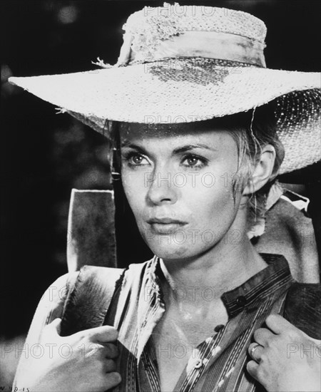 Jean Seberg, on-set of the Film, "Paint Your Wagon", 1969