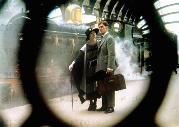 Alice Krige, Ben Cross, on-set of the Film, Chariots of Fire", Warner Bros., 1981