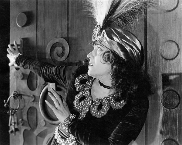 Gloria Swanson, on-set of the Silent Film, "Bluebeard's Eighth Wife", 1923