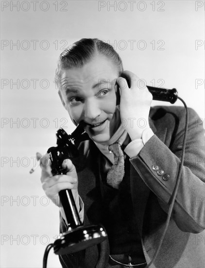 Lee Tracy, Publicity Portrait for the Film, "Clear All Wires", 1933