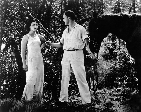 Hedy Lamarr, Aribert Mog, on-set of the Film, "Ecstasy" (aka Extase), 1933
