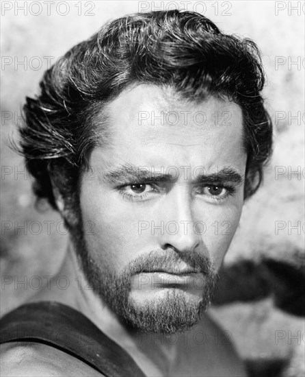 John Derek, on-set of the Film, "The Ten Commandments", 1956