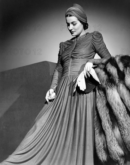 Brenda Marshall, American Actress, Fashion Portrait, circa 1940's