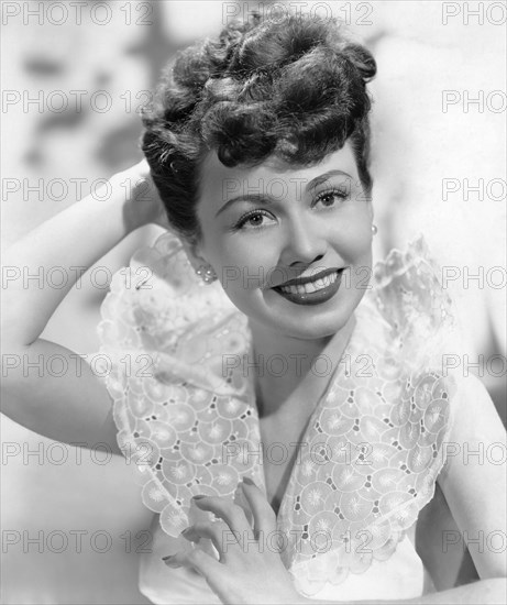Connie Haines, American Singer, Publicity Portrait, Close-Up, circa 1940's