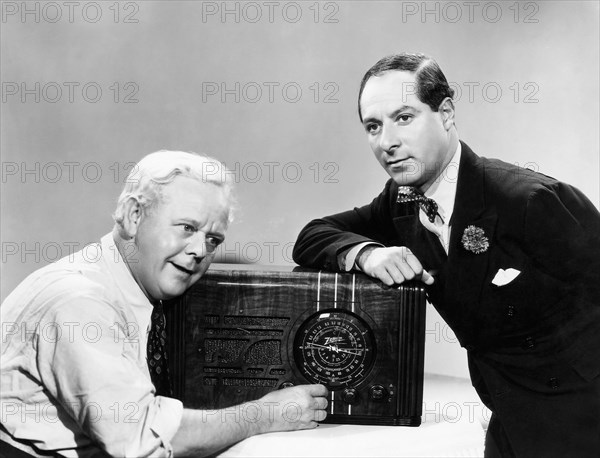 Charles Winninger and George Jessel, American Actors, Publicity Portrait, circa early 1940's