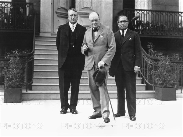 William Randolph Hearst, Winston Churchill, Louis B. Mayer, Portrait, circa 1930s