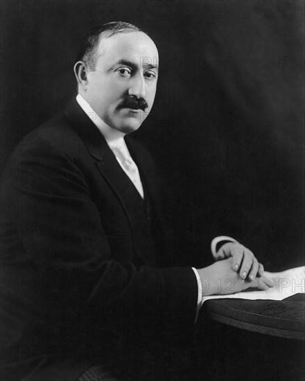 William Fox (1879-1952), American Pioneering Motion Picture Executive and Founder of Fox Film Corporation, Portrait, circa 1910's