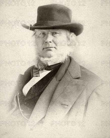 Horace Greeley (1811-1872), American Editor and Politician, Portrait, circa 1870