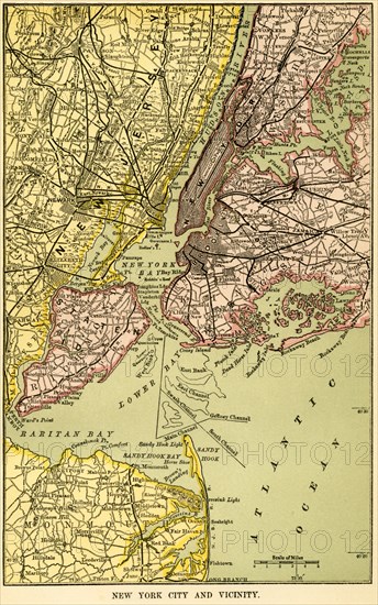 New York and Vicinity Map