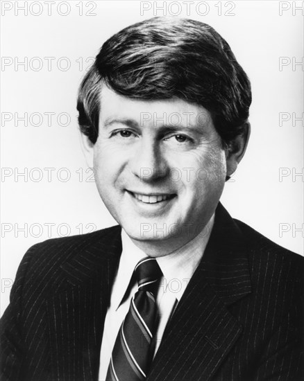 Ted Koppel, British-American Broadcast Journalist, Portrait, circa 1980's