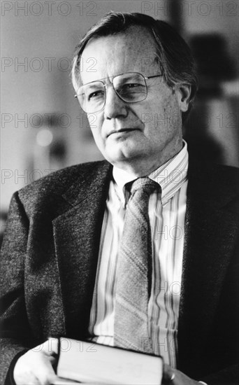 Bill Moyers, American Journalist and White House Press Secretary for President Lyndon Johnson, Portrait, circa 1980's