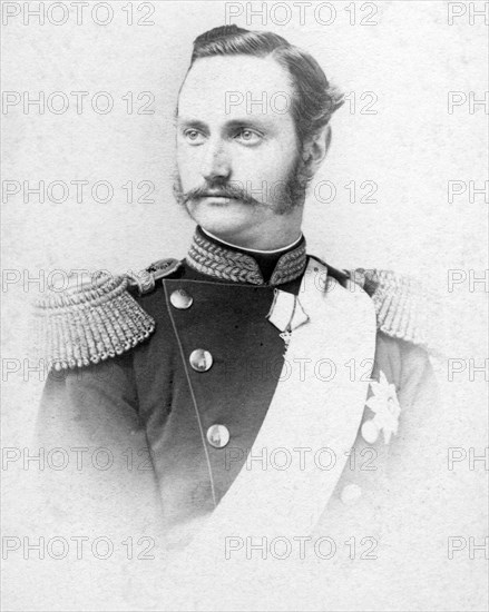 Christian IX (1818-1906), King of Denmark (1863-1906), Portrait as Crown Prince, circa 1850's