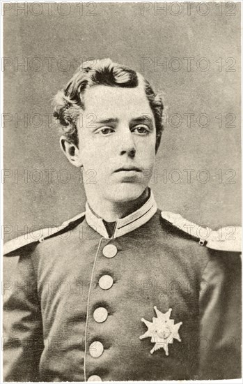 Gustav Adolf (1882-1973) Crown Prince of Sweden, Portrait, Cabinet Card, circa 1900