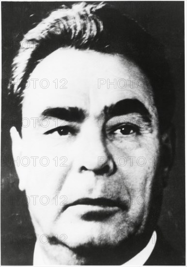 Leonid Ilich Brezhnev (1906-82), Russian Politician, General Secretary of the Communist Party of the Soviet Union (1964-82), Portrait, circa 1965