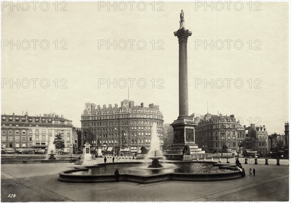 Trafalgar Square, London, England, United Kingdom, circa 1905