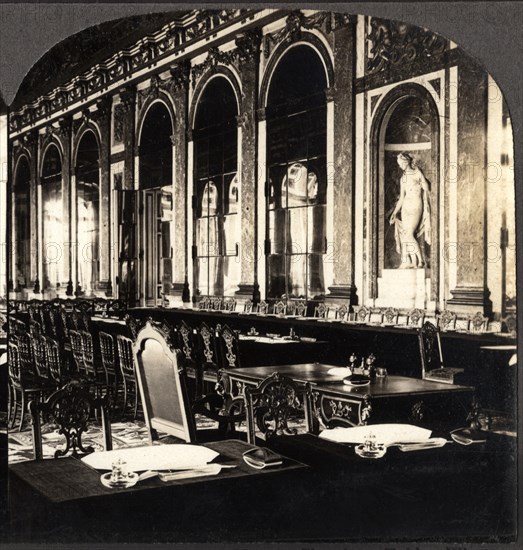 Preparations for the signing of the Treaty of Versailles, 28 June 1919
