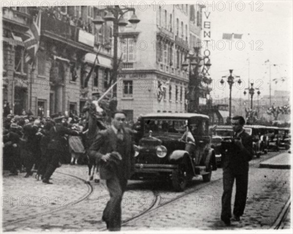 Assassination of King Alexander of Yugoslavia,  Marseille, France, 1934