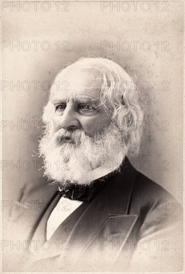 Henry Wadsworth Longfellow (1807-82), American Poet and Educator, Portrait, circa 1860's