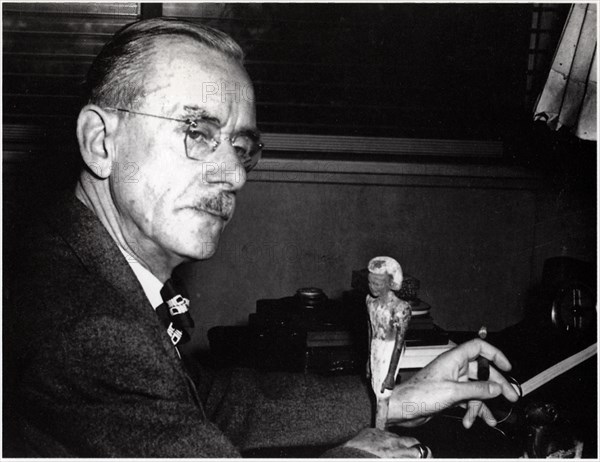 Thomas Mann (1875-1955), German Novelist, Portrait, circa 1940's