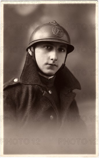 French Soldier, World War I, Portrait, circa 1914
