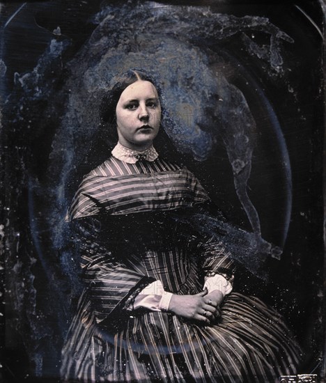 Young Woman, Portrait, Daguerreotype, Circa 1850's