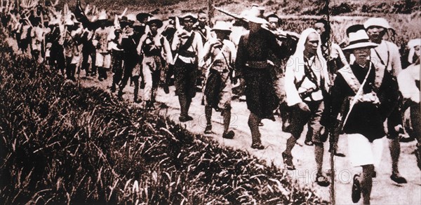 Red Army Soldiers on the Long March, China, 1934