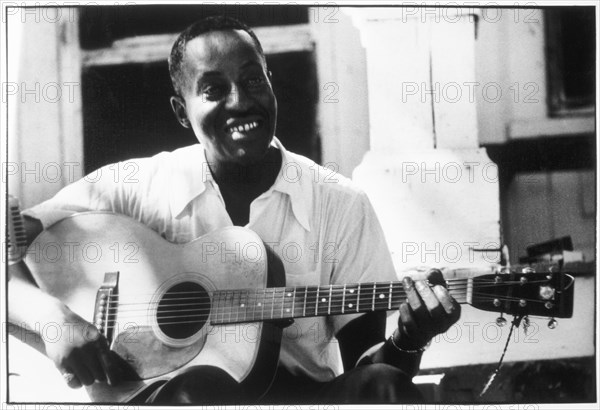 William Lee Conley "Big Bill" Broonzy (1893-1958), Blues Musician and Composer Portrait, 1957