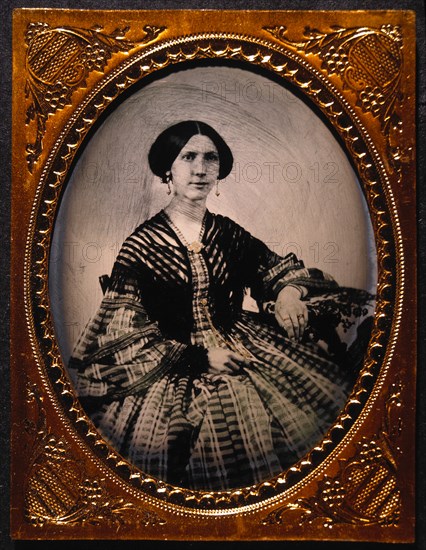 Middle-Aged Woman Portrait, Daguerreotype, circa 1850's