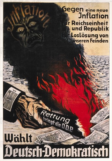 DDP Election Poster, Germany, 1924