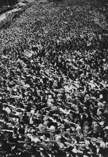 Demonstration prior to the Reintegration of the Saar with Germany, August 1934