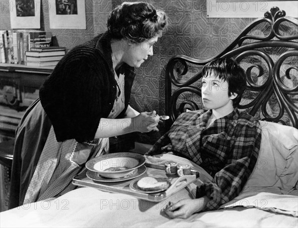 Naomi Stevens and Shirley MacLaine, on-set of the Film, "The Apartment", 1960