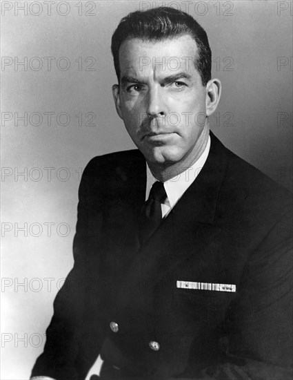 Fred MacMurray, Promotional Portrait, on-set of the Film, "The Caine Mutiny", 1954