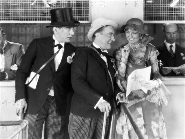 Chic Johnson, Ole Olsen, Helen Broderick, on-set of the Film, "Fifty Million Frenchmen", 1931
