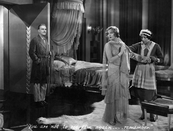Frank Morgan, Nancy Carroll, Ollie Burgoyne, on-set of the Film, "Laughter", 1930