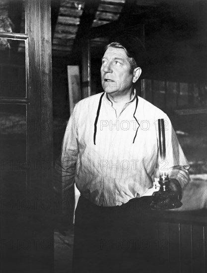 Jean Gabin, on-set of the Film, "Le Plaisir" (aka House of Pleasure), 1952