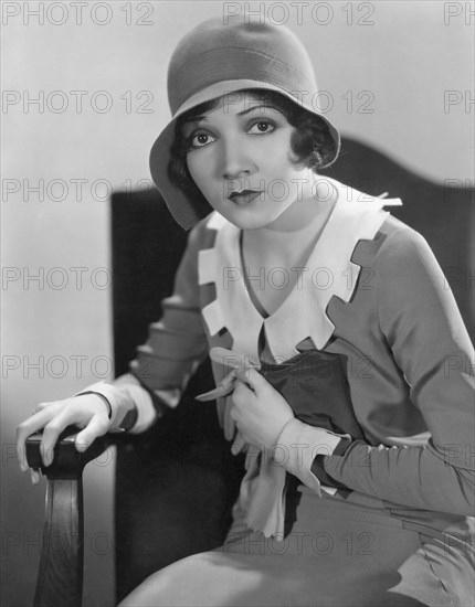 Claudette Colbert, on-set of the Film, "Manslaughter", 1930