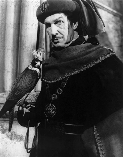 Vincent Price, on-set of the Film, "The Masque of the Red Death", 1964