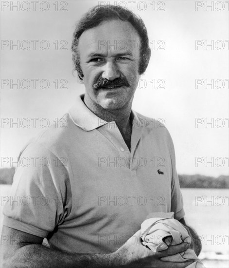 Gene Hackman, on-set of the Film, "Night Moves", 1975