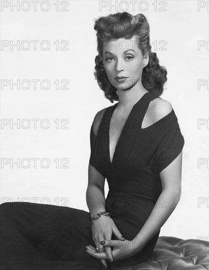 Lilli Palmer, publicity portrait for the film, "Cloak and Dagger", 1946