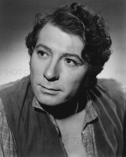 Robert Newton, publicity portrait for the film, "Jamaica Inn", 1939